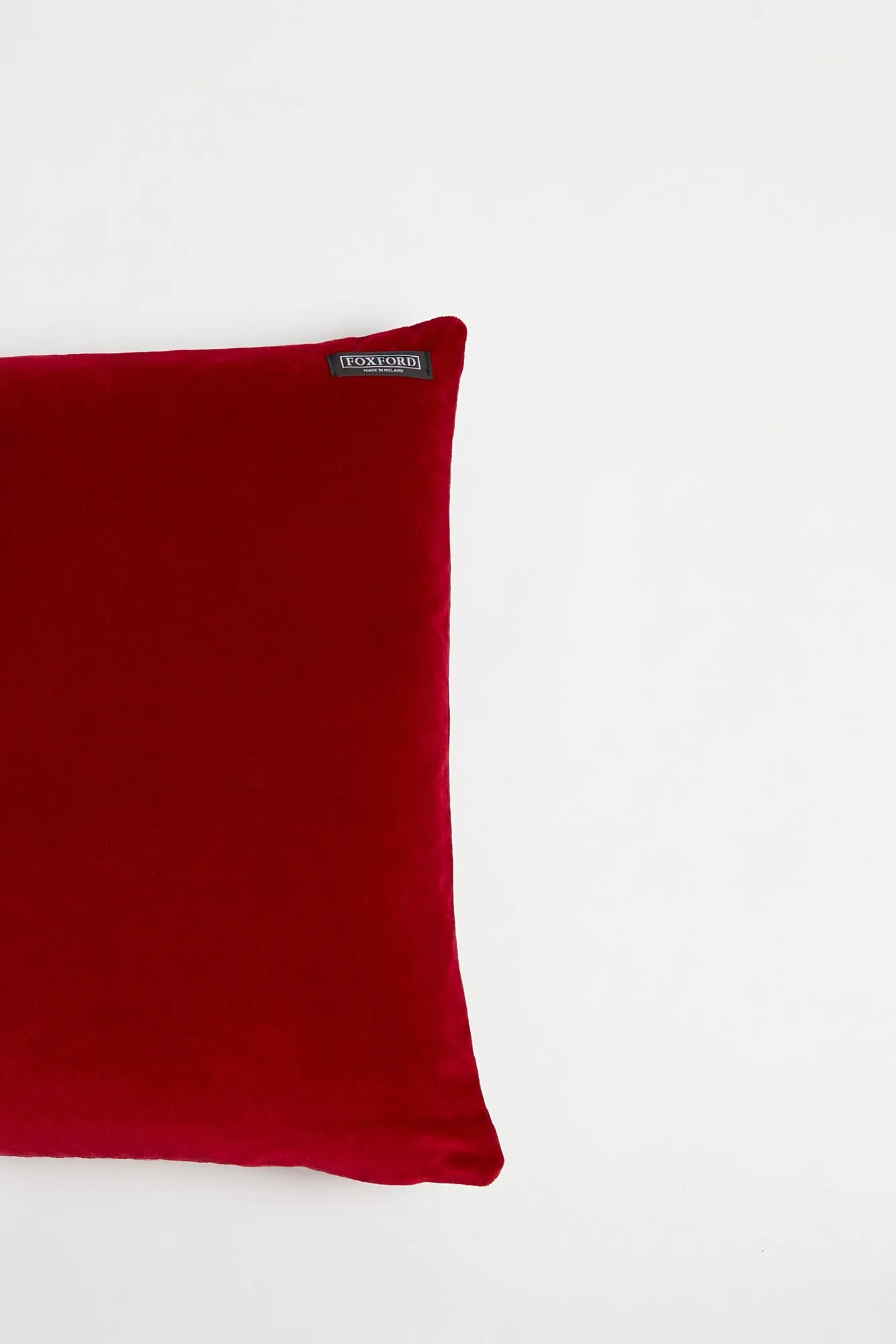Foxford Berry Velvet Cushion 18 inch