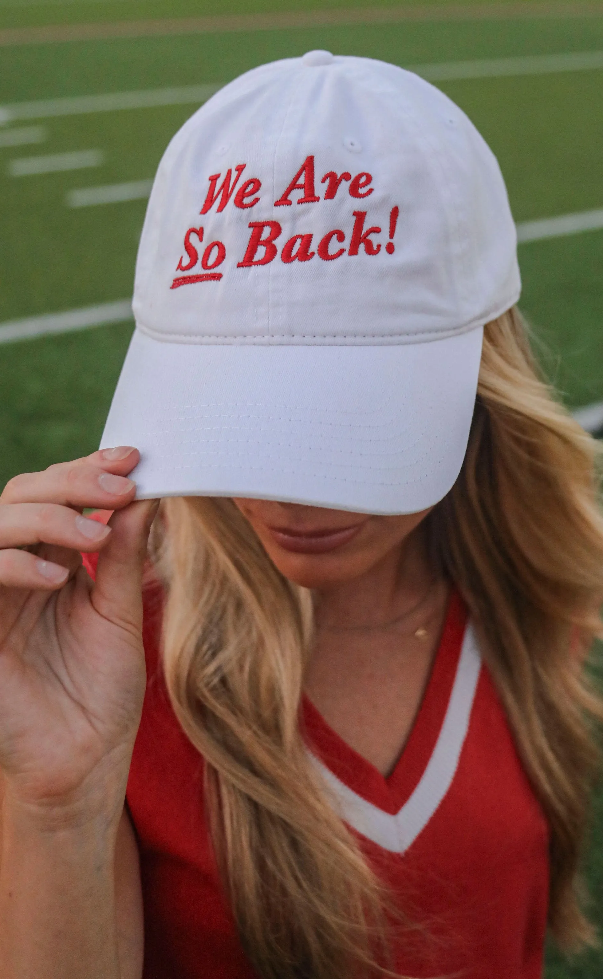 friday   saturday: we are so back hat
