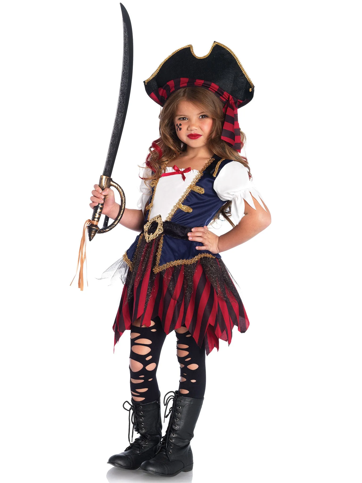 Girl's Caribbean Pirate Costume