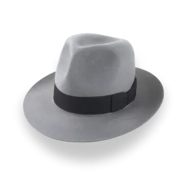 Grey Poet Fedora Hat in Premium Fur Felt and Custom Fit | The Pulsar
