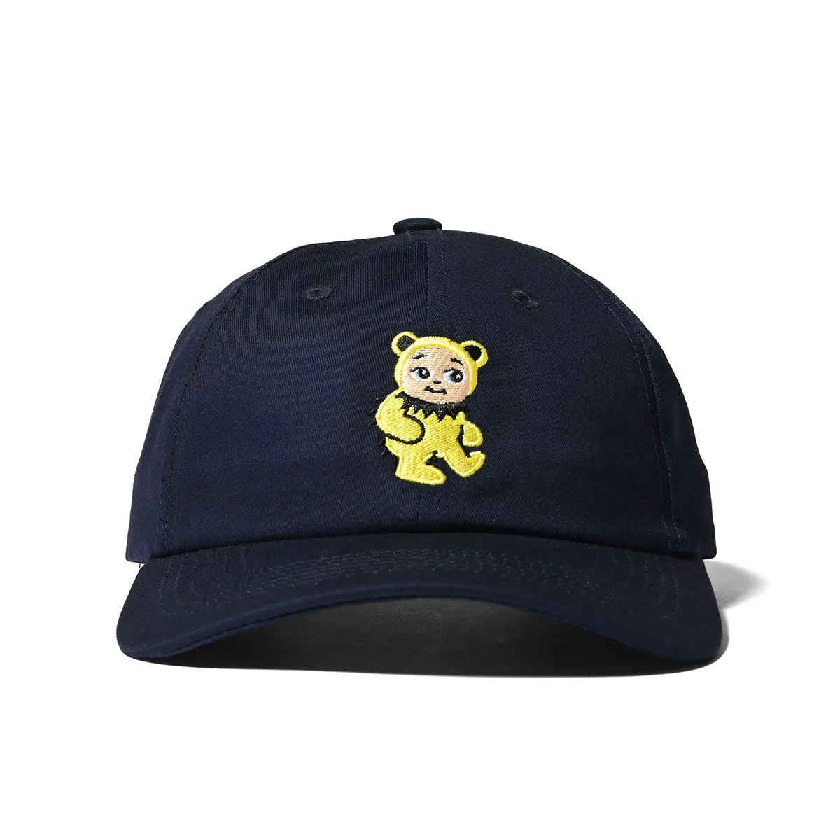 HOMEGAME - BABY DAD CAP BEAR NAVY/YELLOW【HG241419】