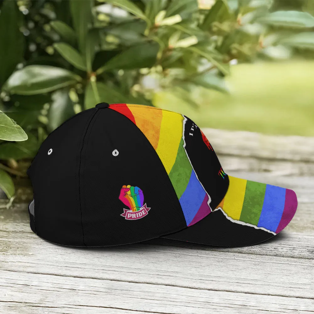 I Don't Need Anyone Approval Sassy Lips LGBT Baseball Cap Coolspod