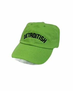 Ink Detroit Detroitish Dad Cap - Neon Green