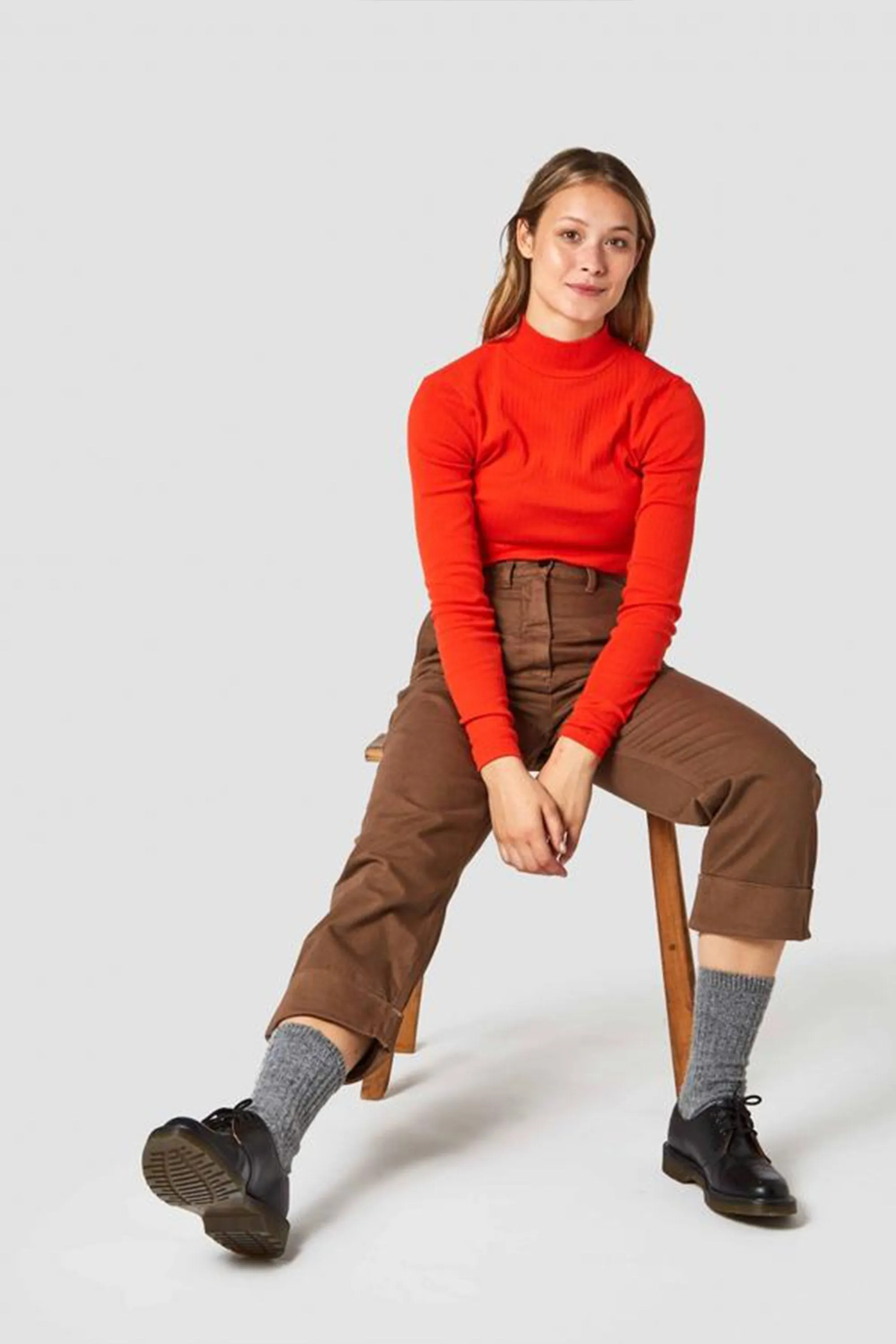 jacobina rib top orange