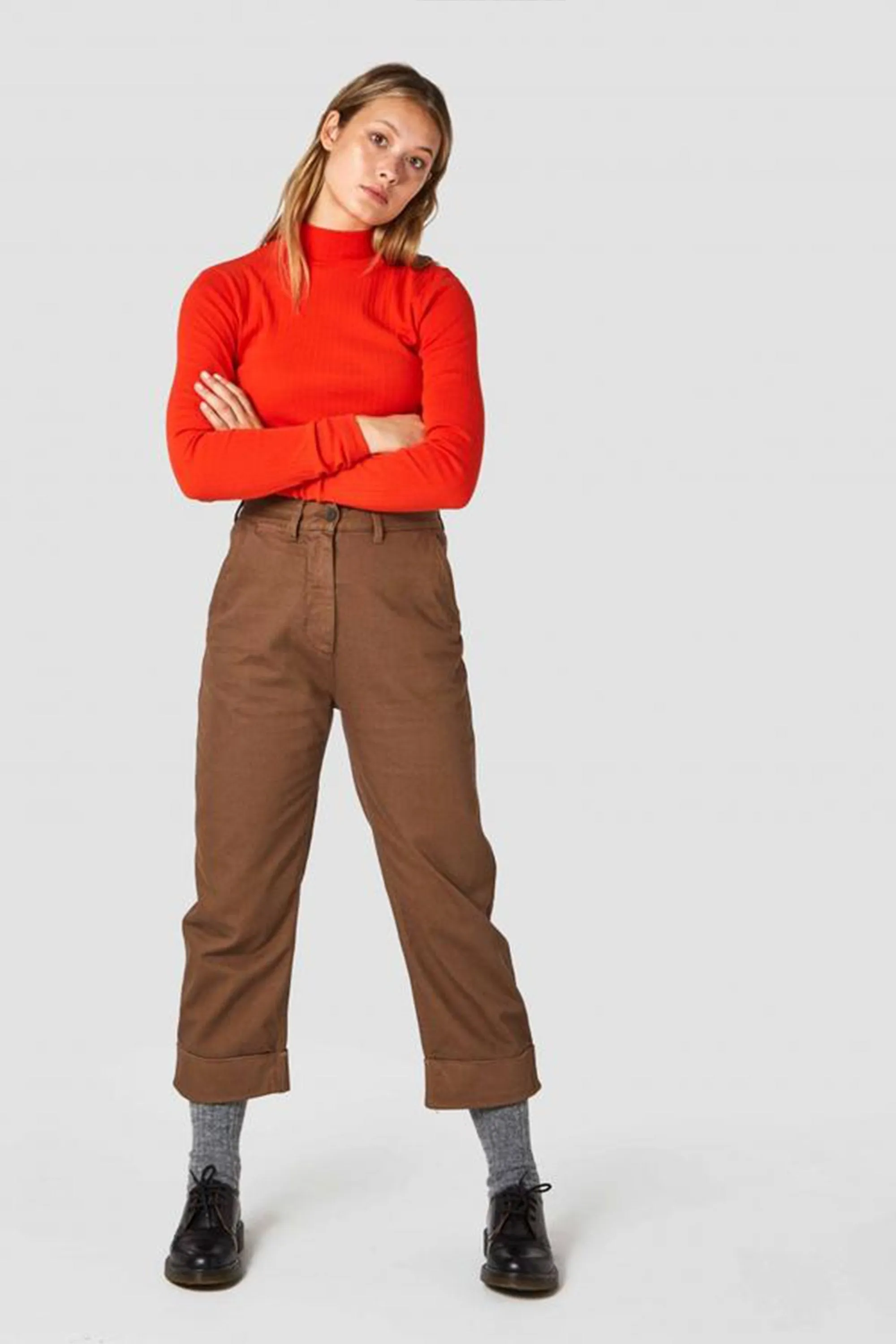 jacobina rib top orange