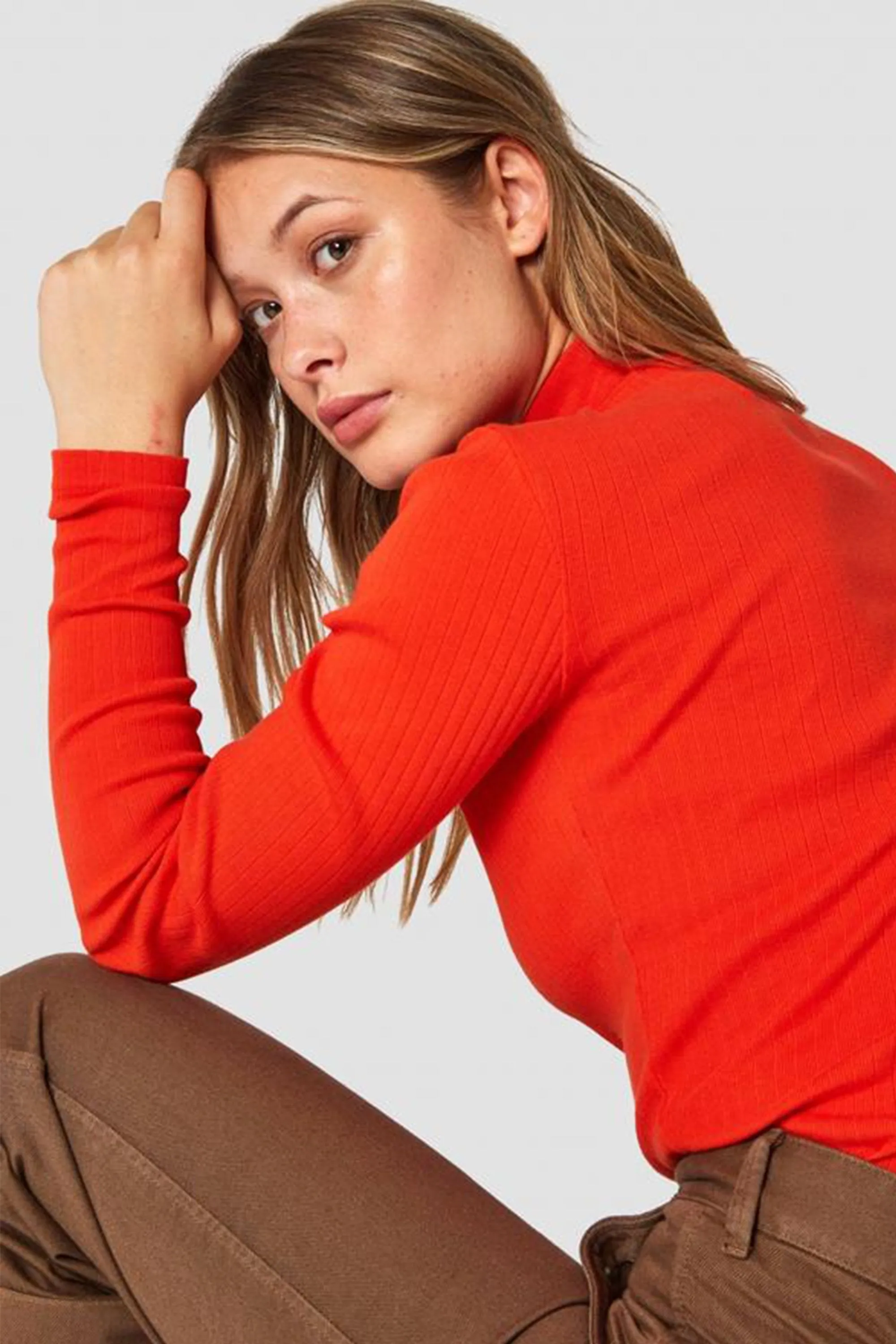 jacobina rib top orange