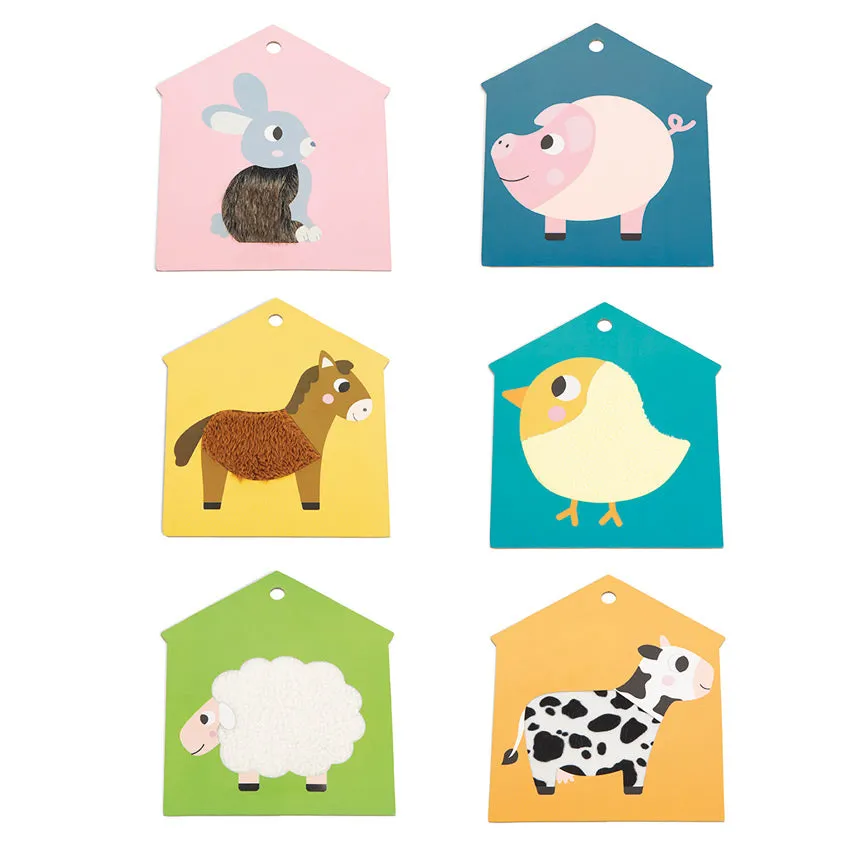 Janod - Tactile Cards - Farm
