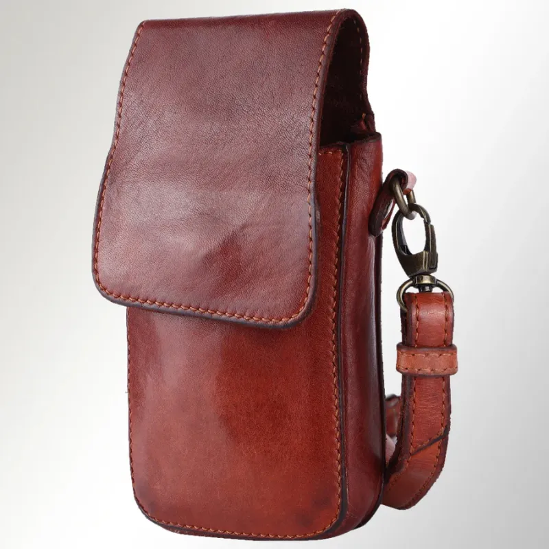 Leather Phone Crossbody