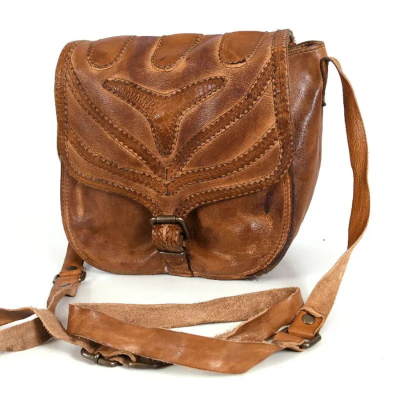 Leather Western Crossbody