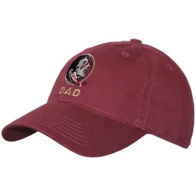 Legacy Seminole Logo/Dad Adjustable Twill Cap - Garnet