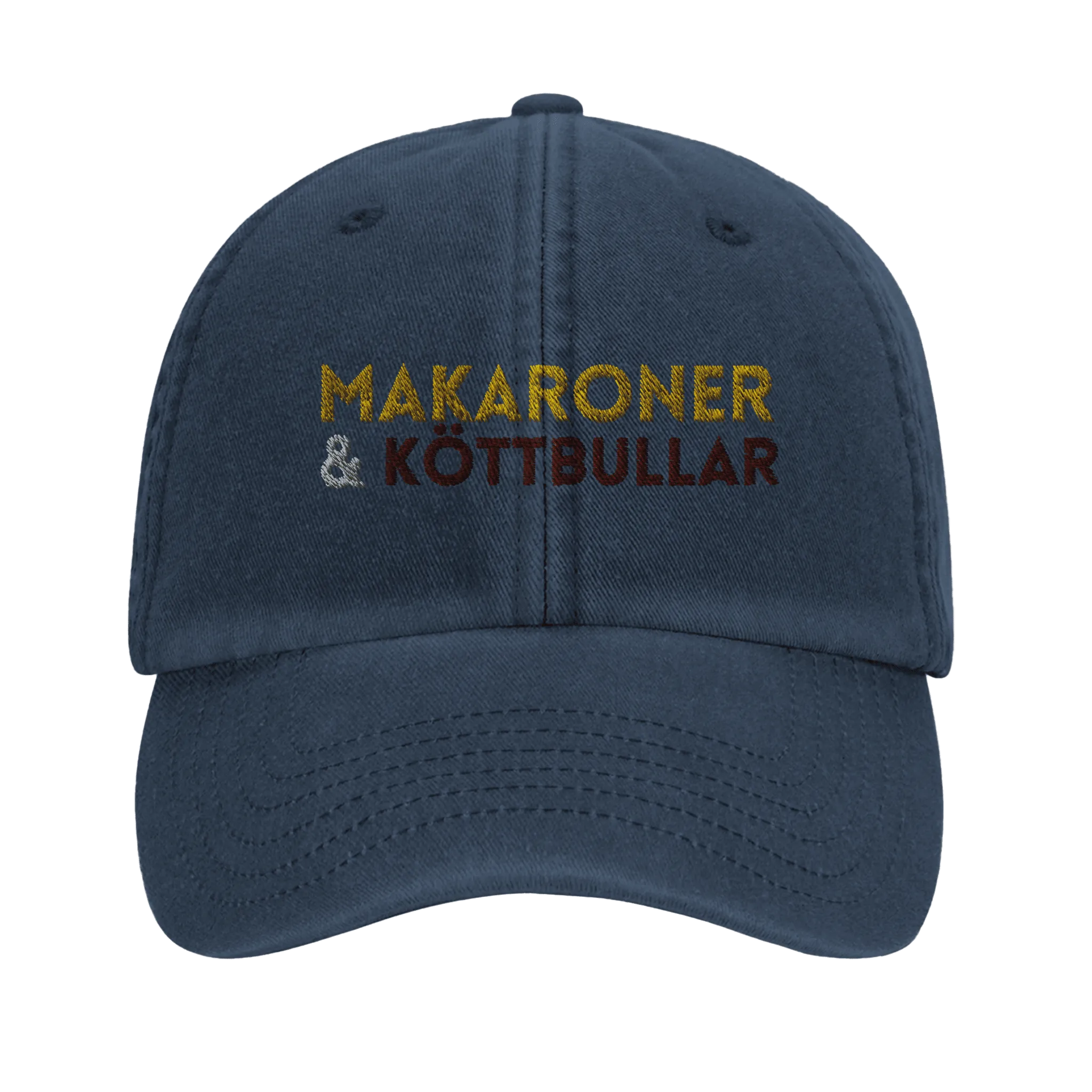 Vintage Cap with Macaroni & Meatballs Design