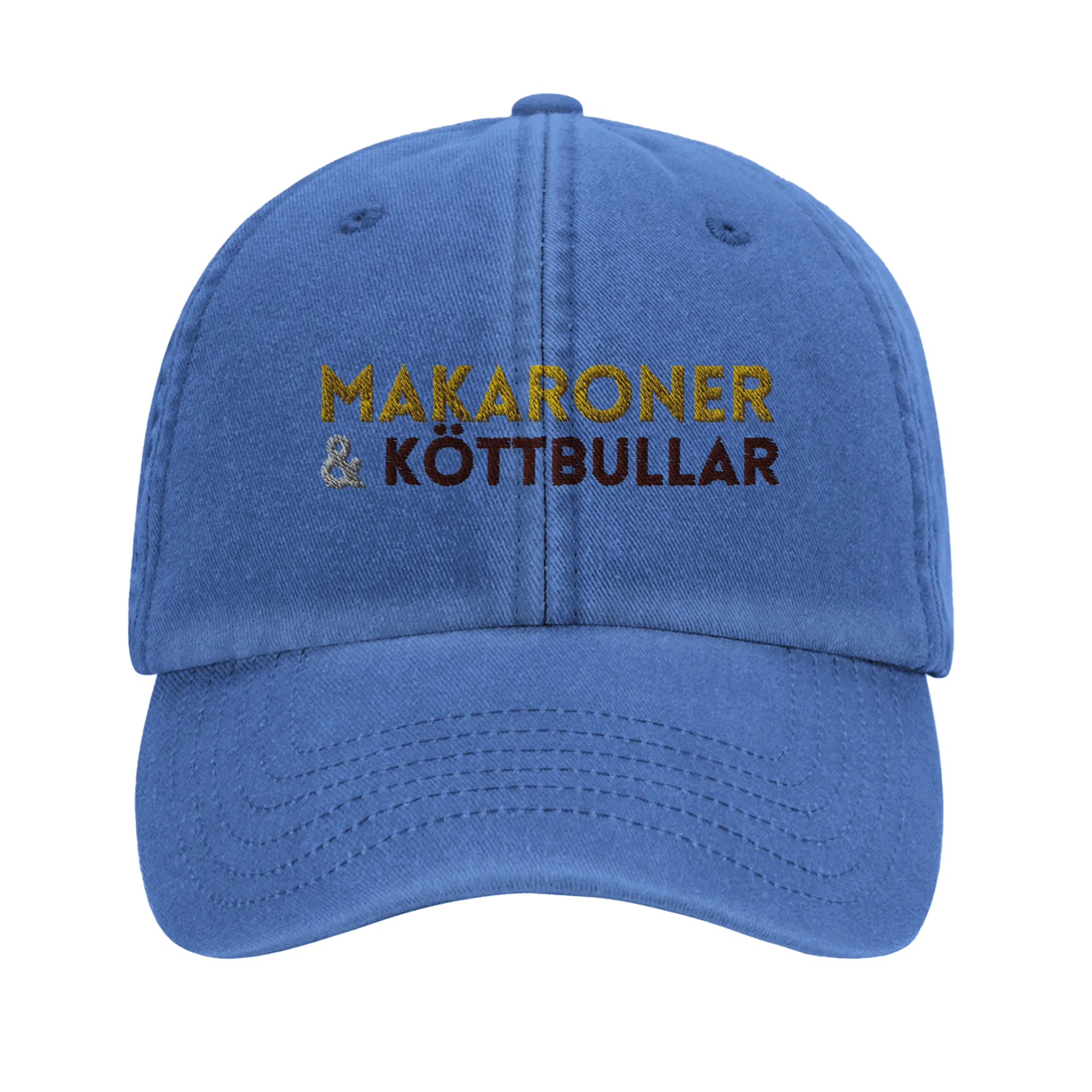 Vintage Cap with Macaroni & Meatballs Design