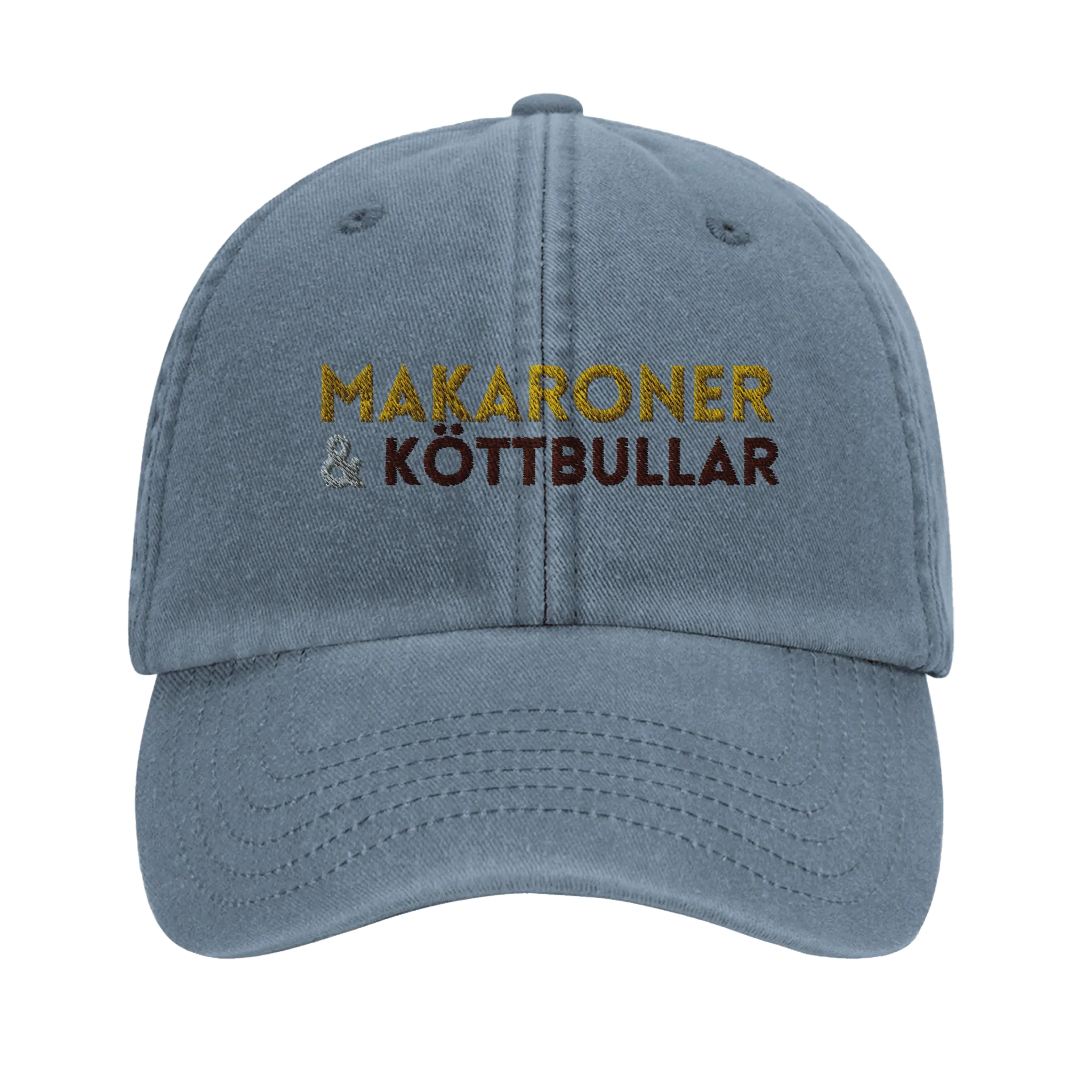 Vintage Cap with Macaroni & Meatballs Design