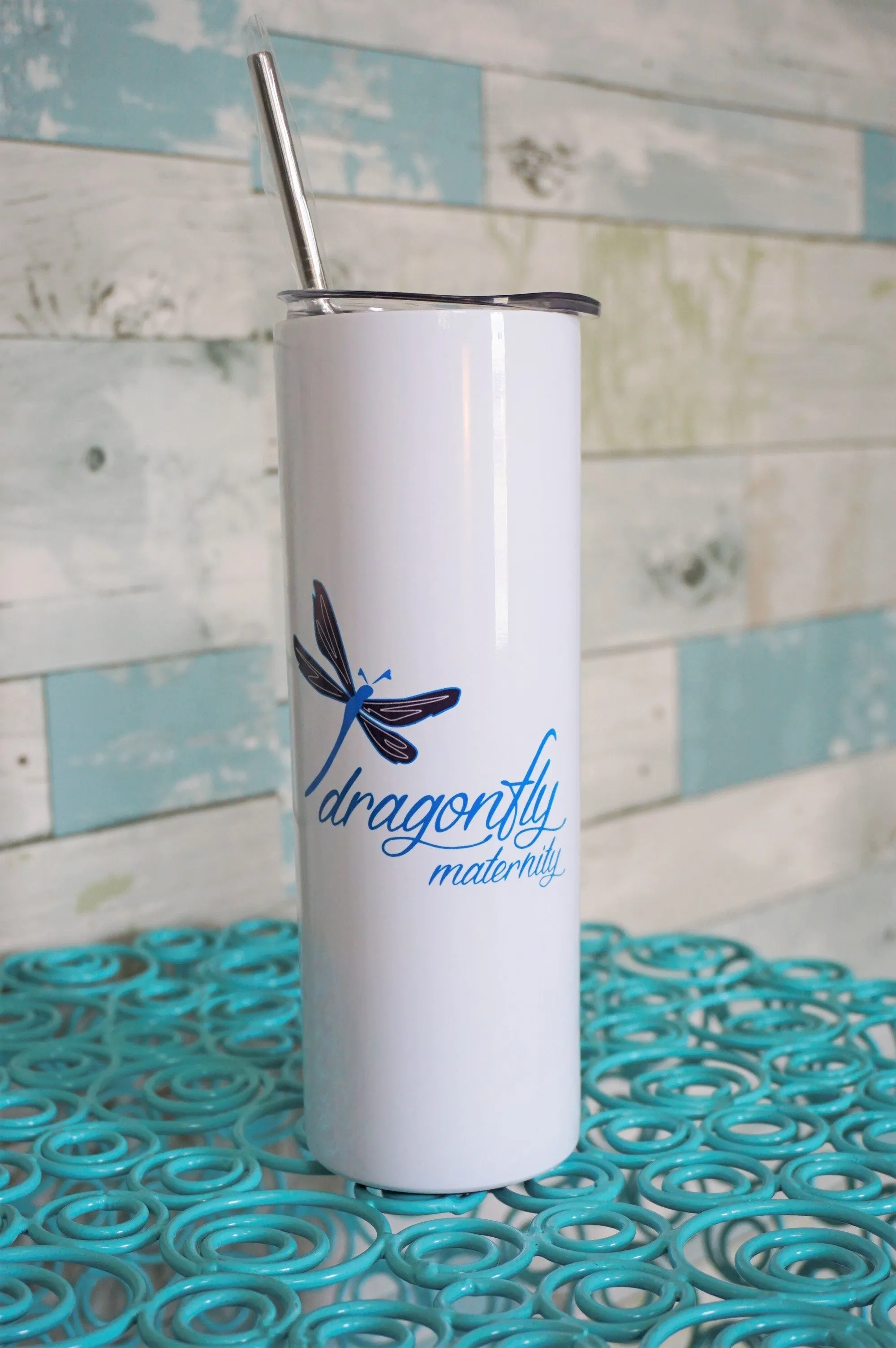 Mama Buzz - tall tumbler - "Embrace your imperfections"