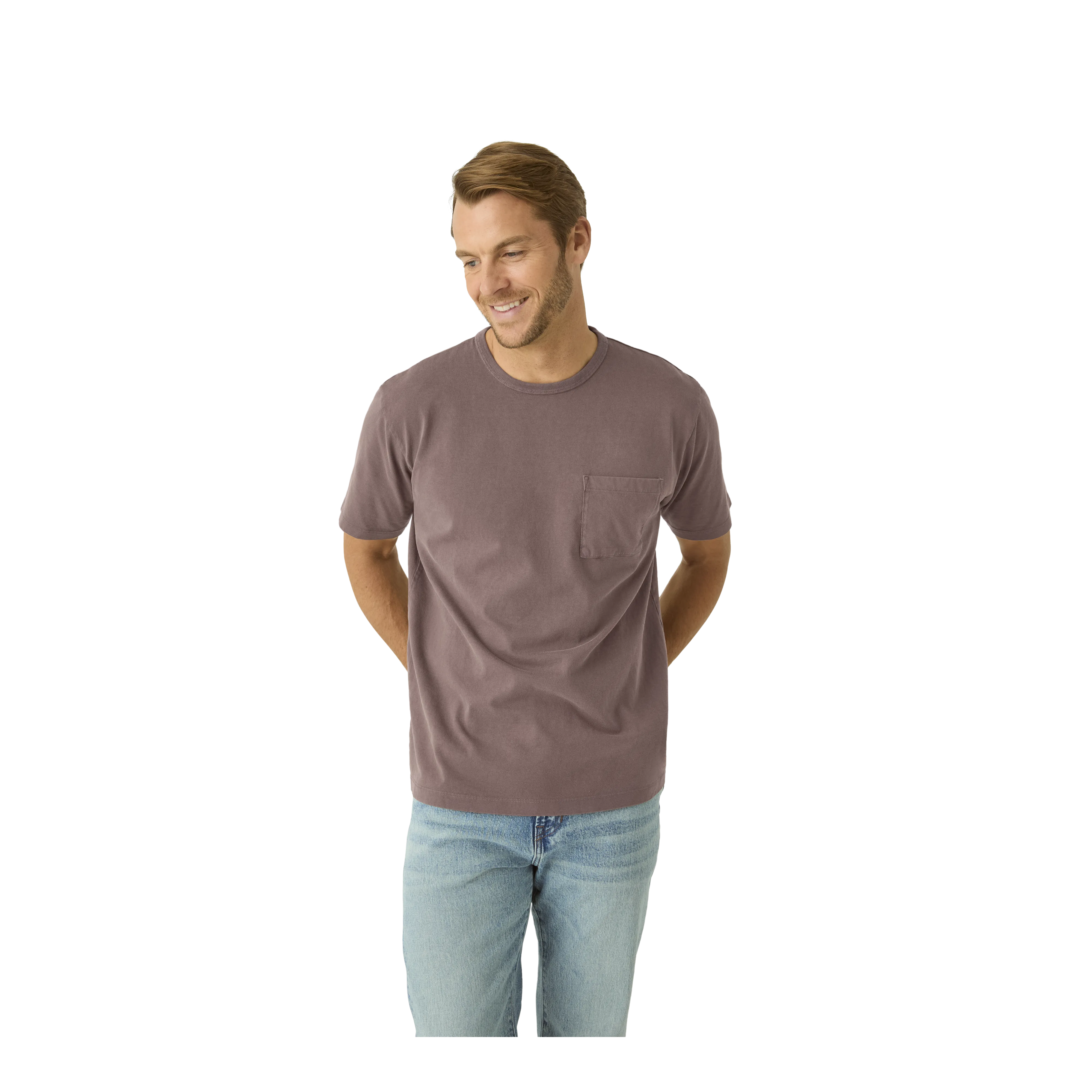 Men’s Premium Weight Pocket Crew Neck T-Shirt 3-Pack