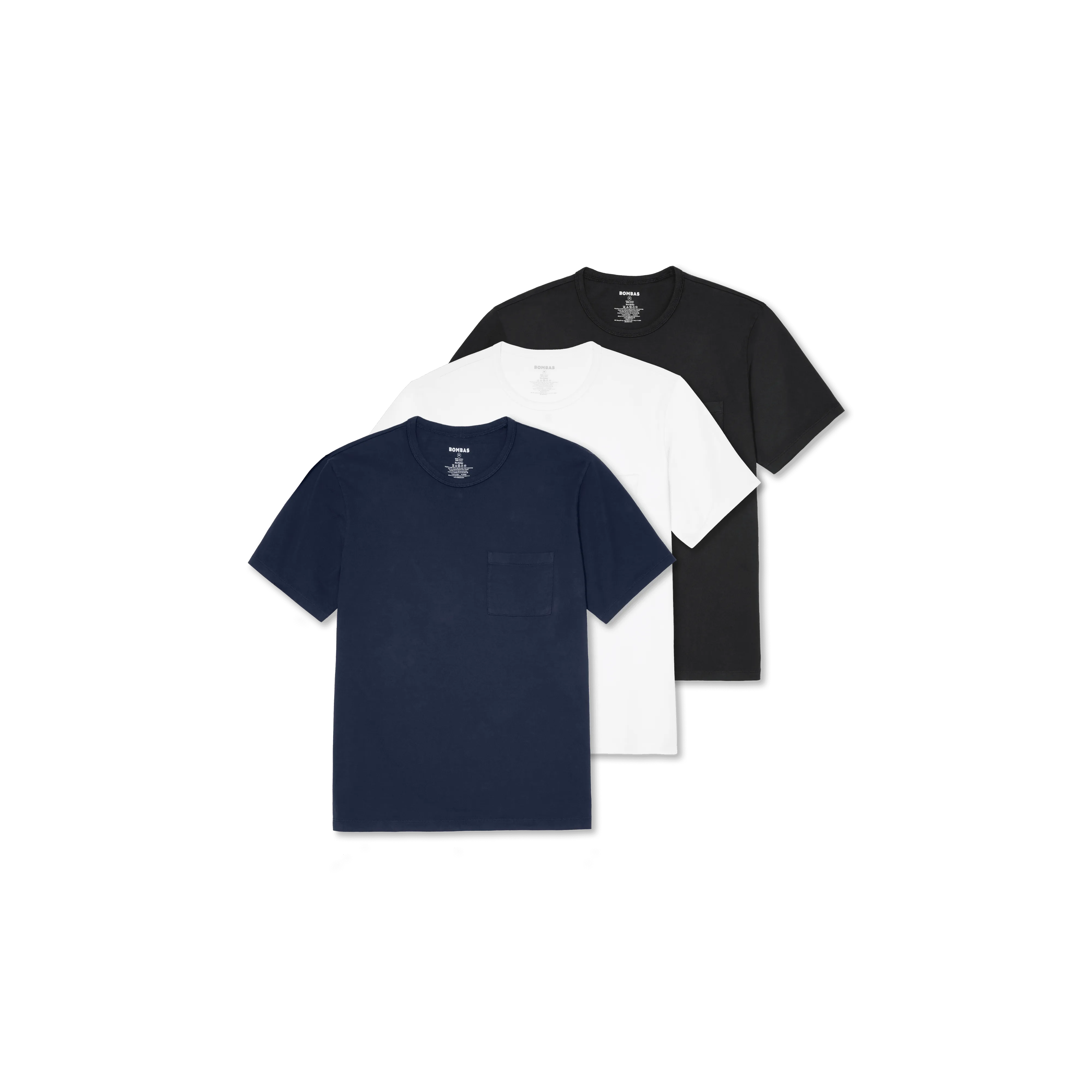 Men’s Premium Weight Pocket Crew Neck T-Shirt 3-Pack