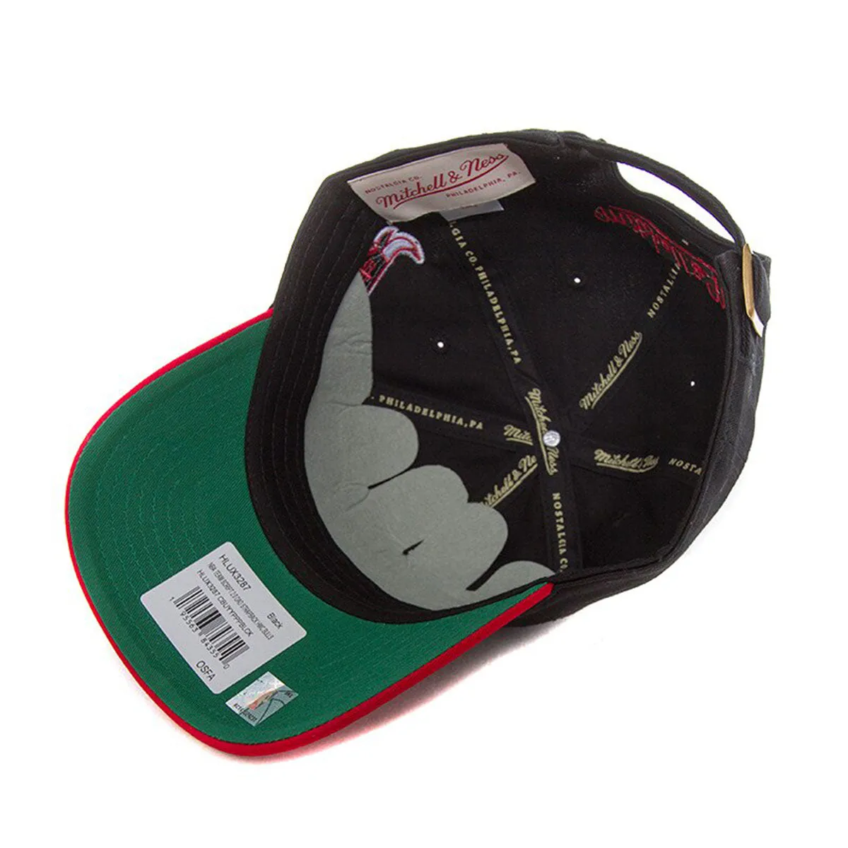 Mitchell＆Ness Chicago Bulls - NBA TEAM SCRIPT 2.0 DAD STRAPBACK HWC【HLUX3287-CBU】