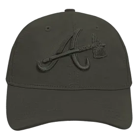 MLB ATLANTA BRAVES NEUTRAL MEN'S DAD HAT (DARK TAUPE)