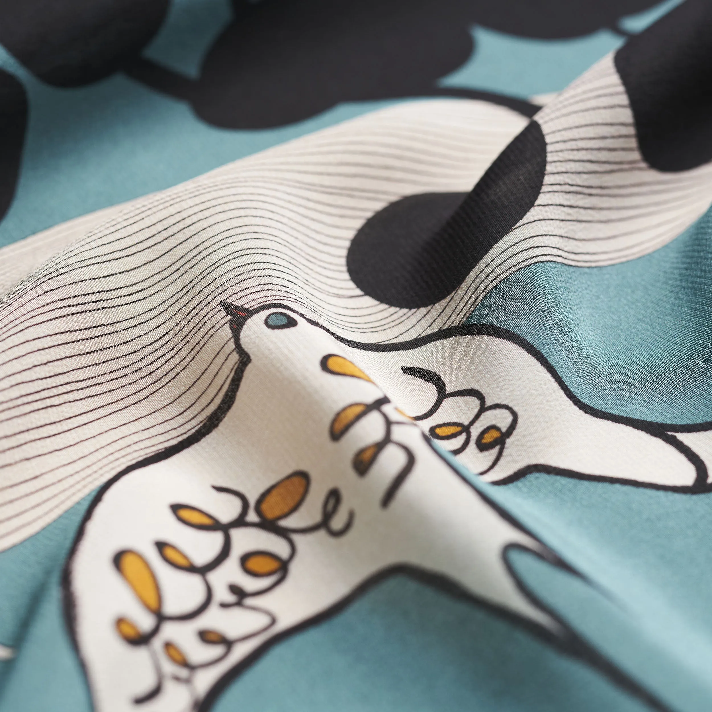 Mystery of Murmurations Silk Scarf