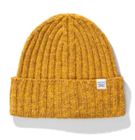 Norse Projects Neps Beanie – Merino Wool – Mustard Yellow