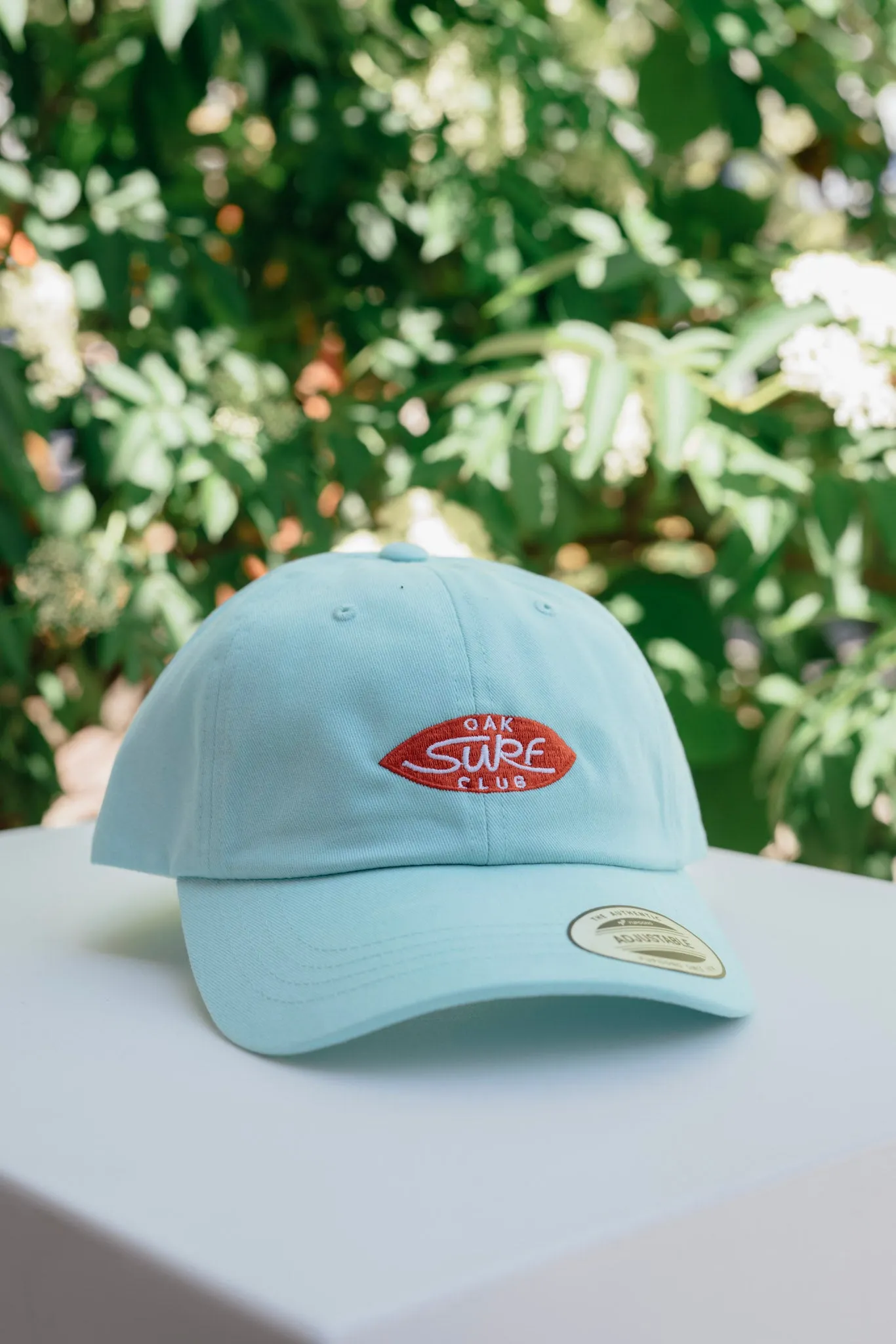 OAK SURF CLUB UNISEX COTTON TWILL HAT - TEAL