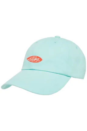 OAK SURF CLUB UNISEX COTTON TWILL HAT - TEAL