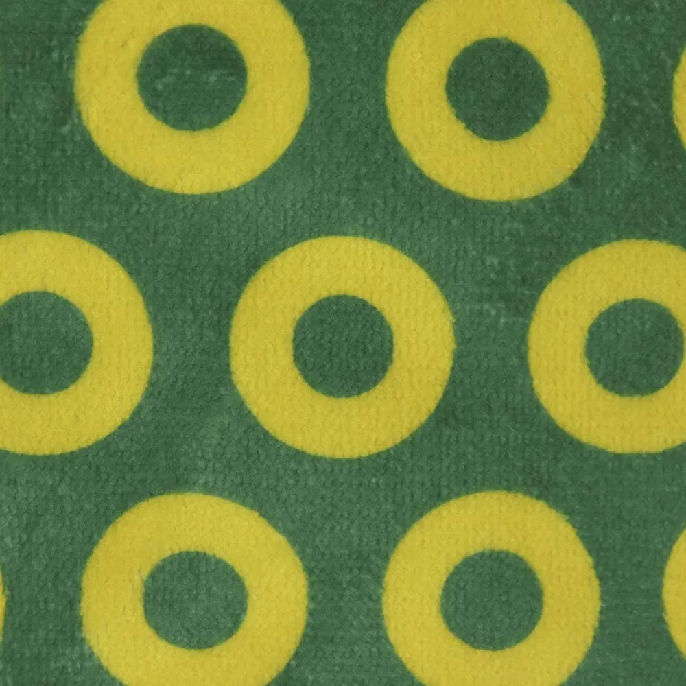 Phish | Ultra-Soft Yellow & Green Donut Pattern Comfort Robe