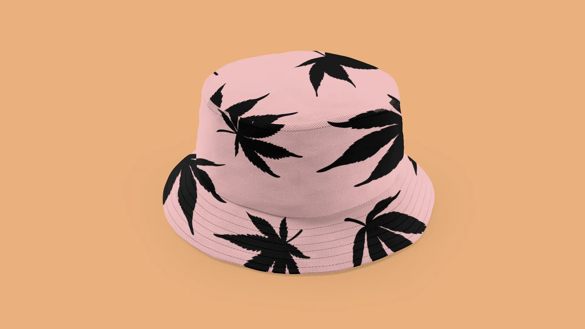 Pink Flower 420 Bucket Hat