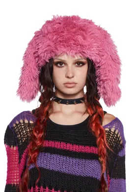Punk Cutie Rabbit Hat - Pink