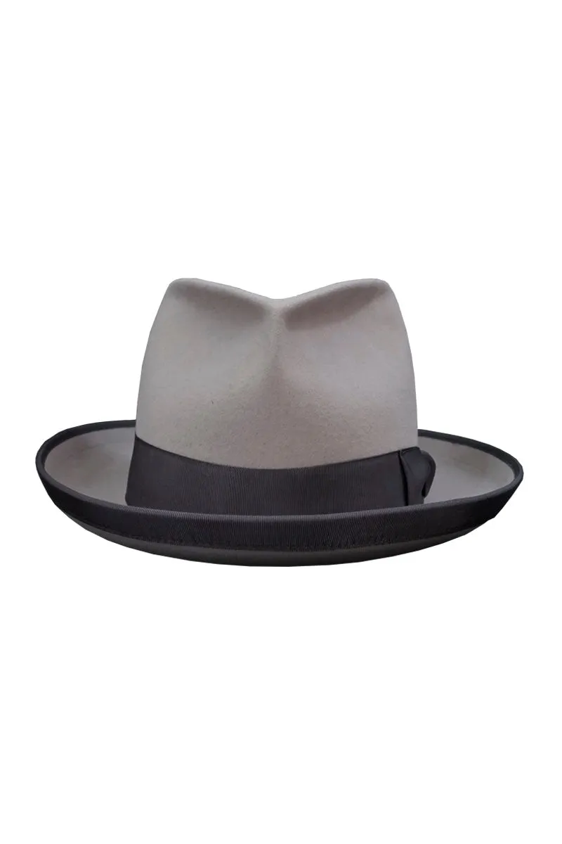 Rabbit Fur Homburg Hat
