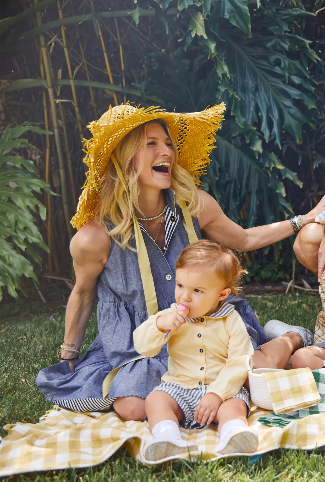 SAMPLE - Organic Raffia Hat - Sunflower Yellow