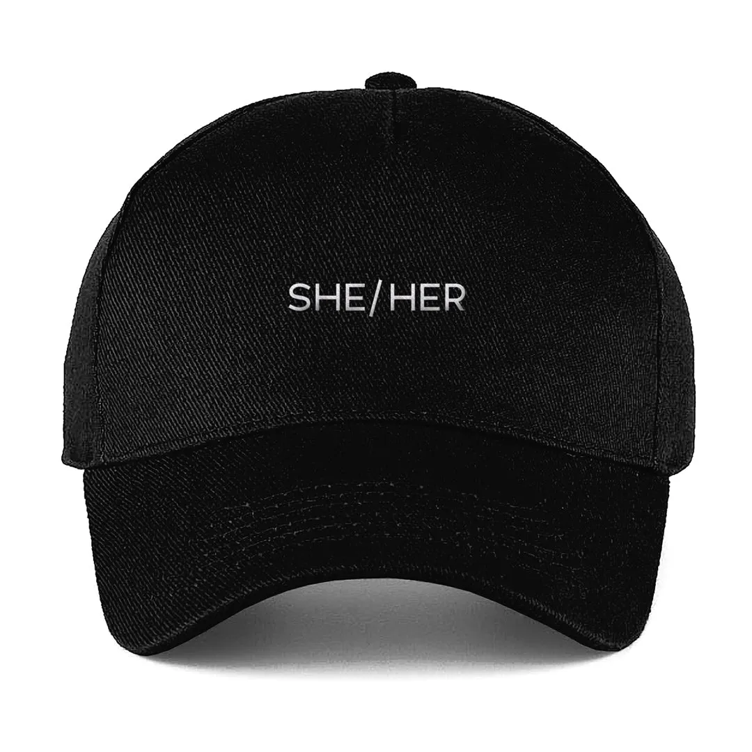 She/Her Pronouns Baseball Cap