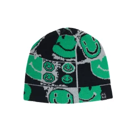 Smirley Skully Beanie - Black
