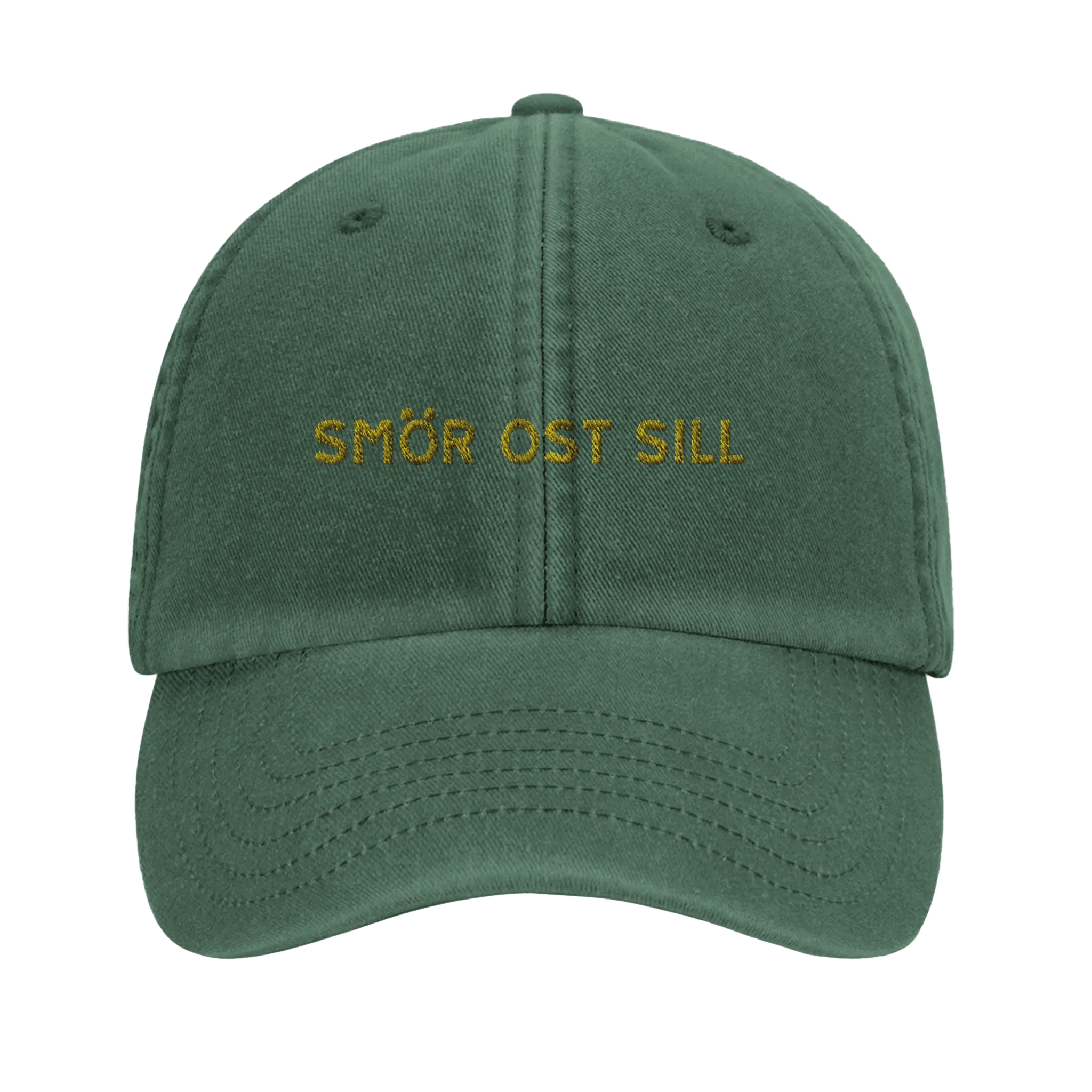 Vintage Cap with Butter, Cheese, and Herring Design - Swedish Style