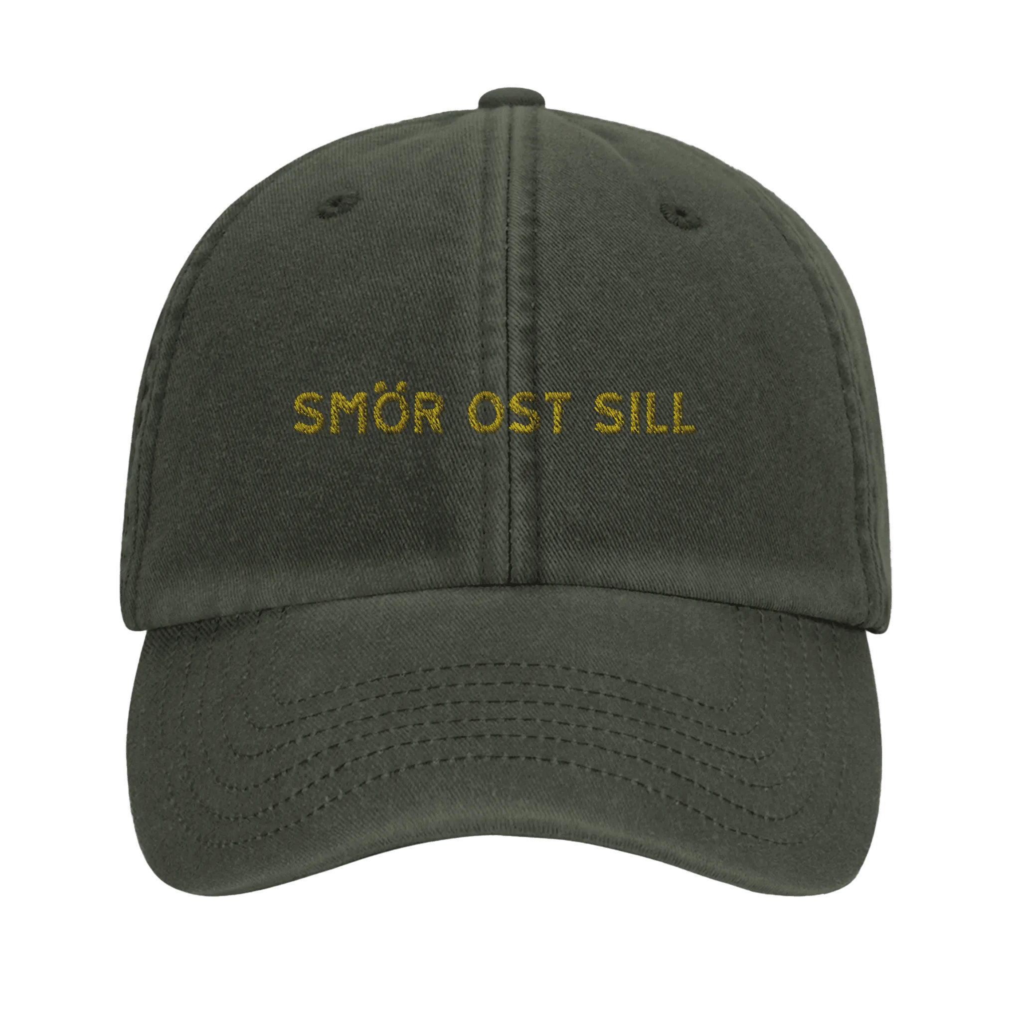 Vintage Cap with Butter, Cheese, and Herring Design - Swedish Style