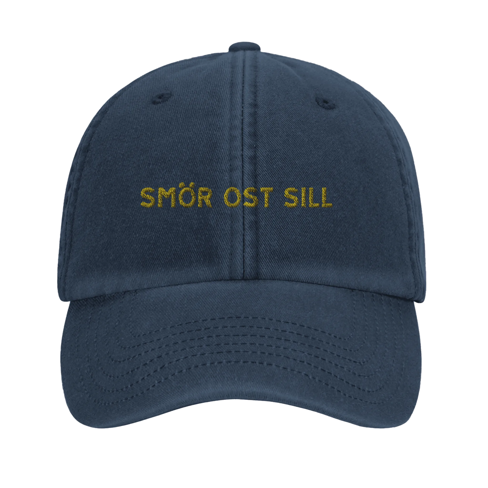 Vintage Cap with Butter, Cheese, and Herring Design - Swedish Style
