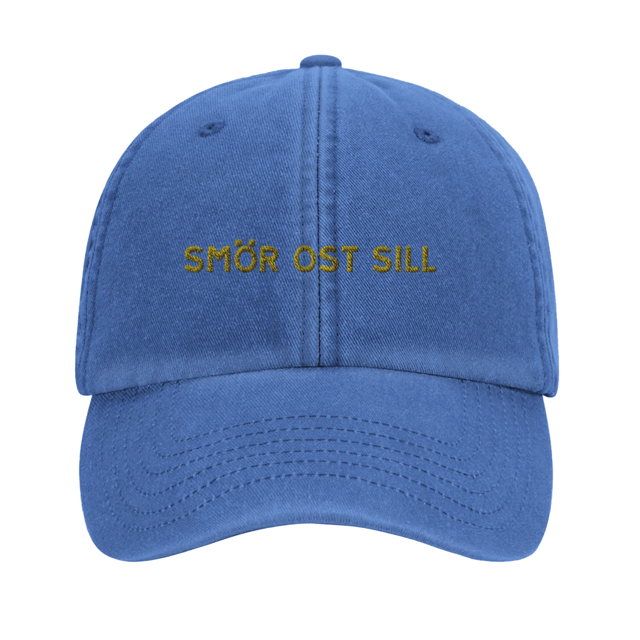 Vintage Cap with Butter, Cheese, and Herring Design - Swedish Style