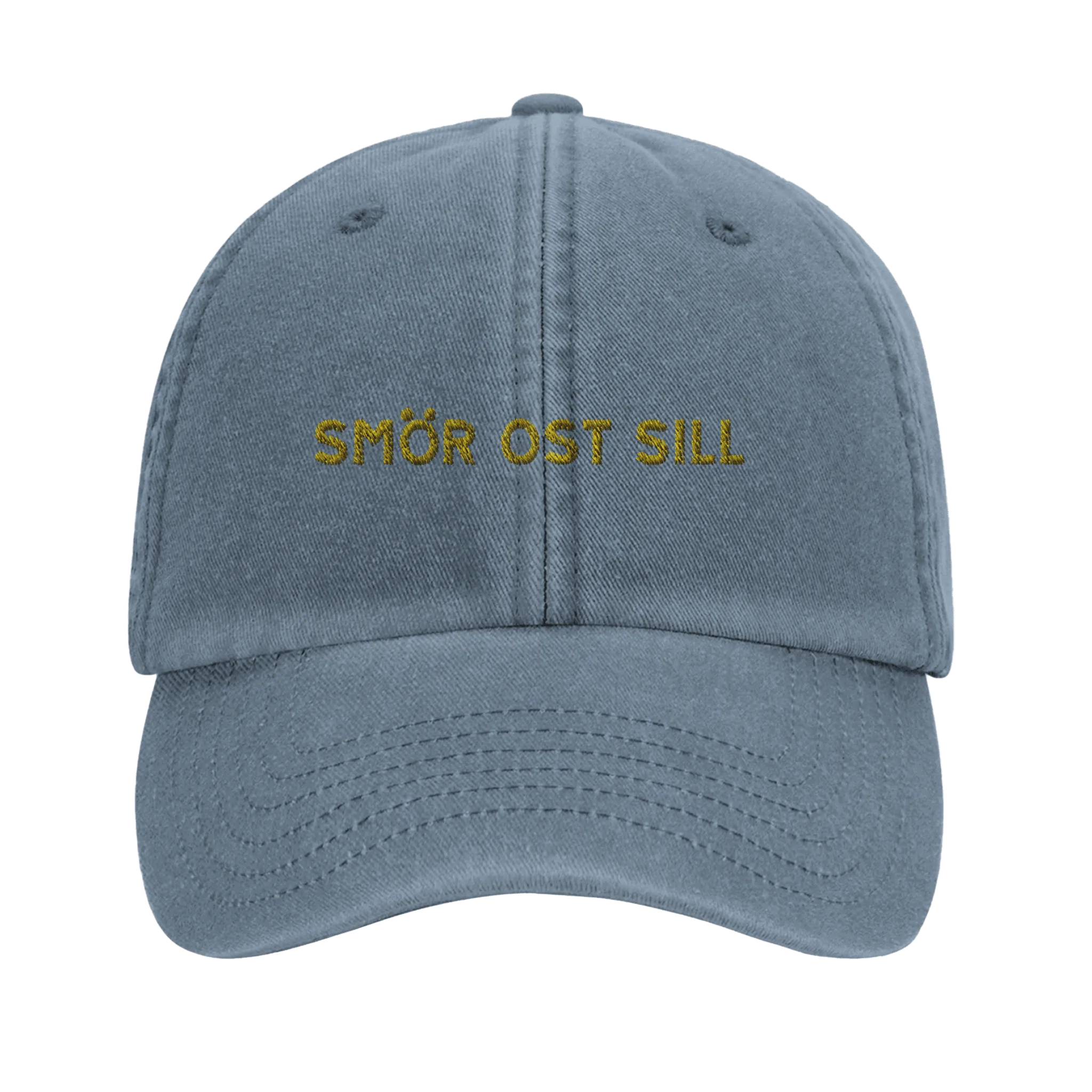 Vintage Cap with Butter, Cheese, and Herring Design - Swedish Style