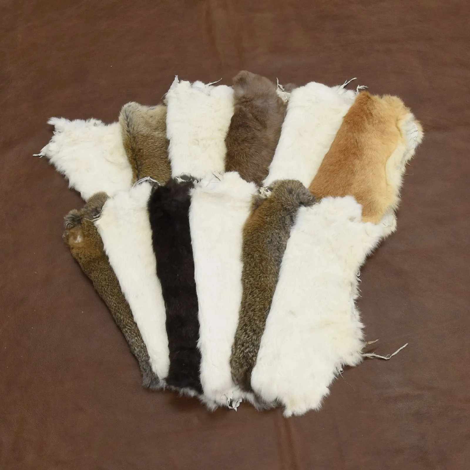 Soft Rabbit Fur Pelts - Packs & Singles