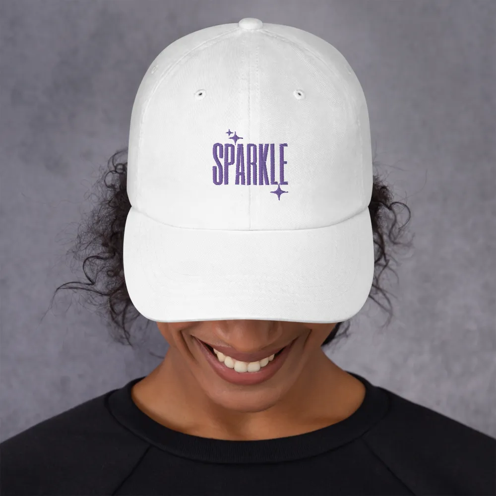 Sparkle Embroidered Dad Hat