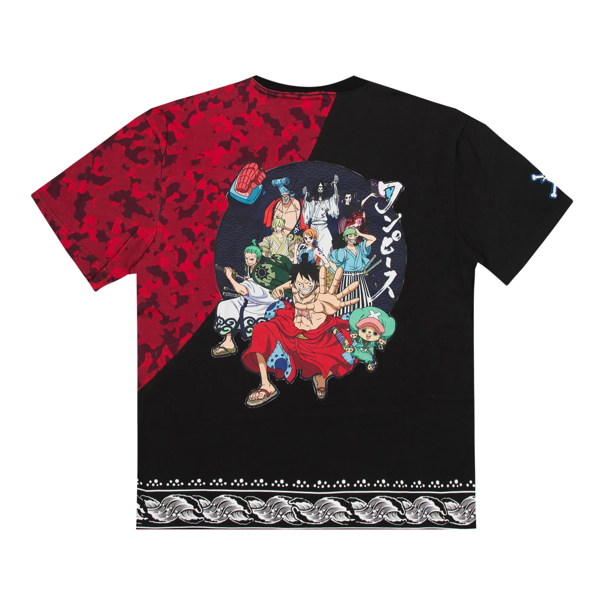 Straw Hat Crew Camo Split Tee
