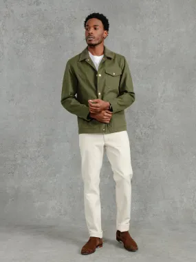 The Panama Coach Jacket - Moss Green