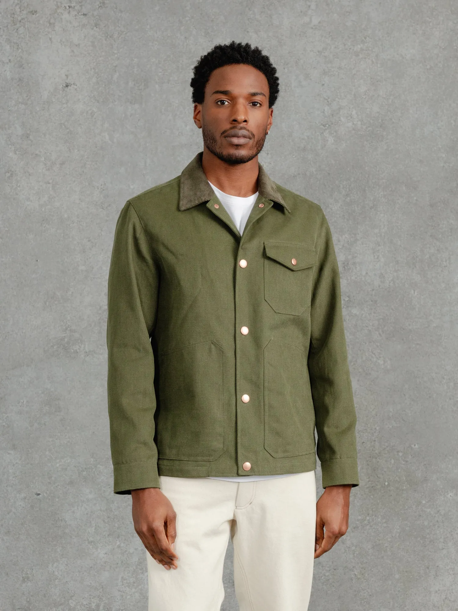 The Panama Coach Jacket - Moss Green