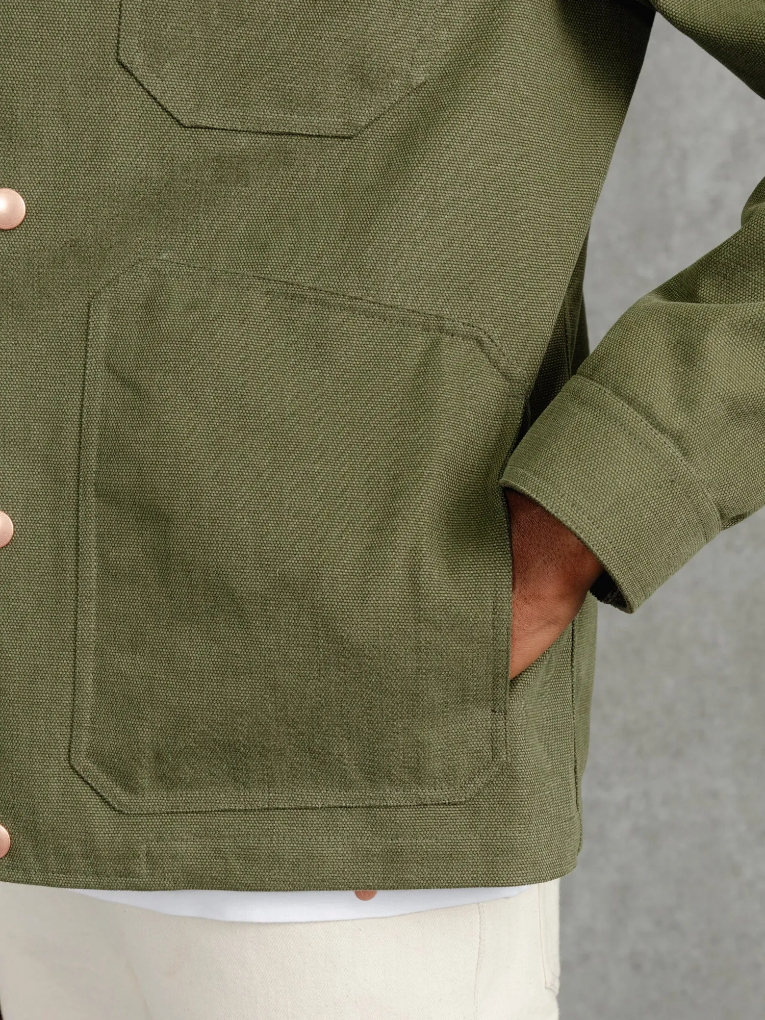 The Panama Coach Jacket - Moss Green