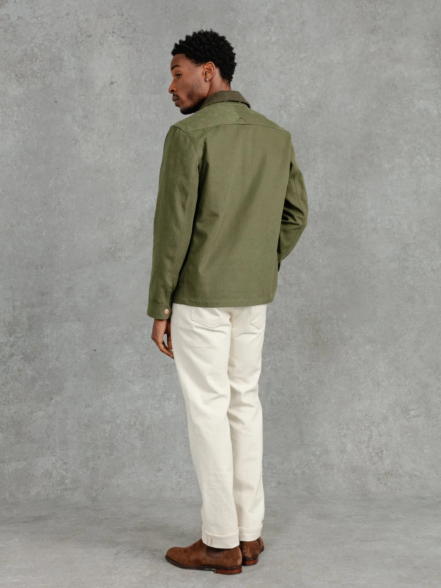 The Panama Coach Jacket - Moss Green