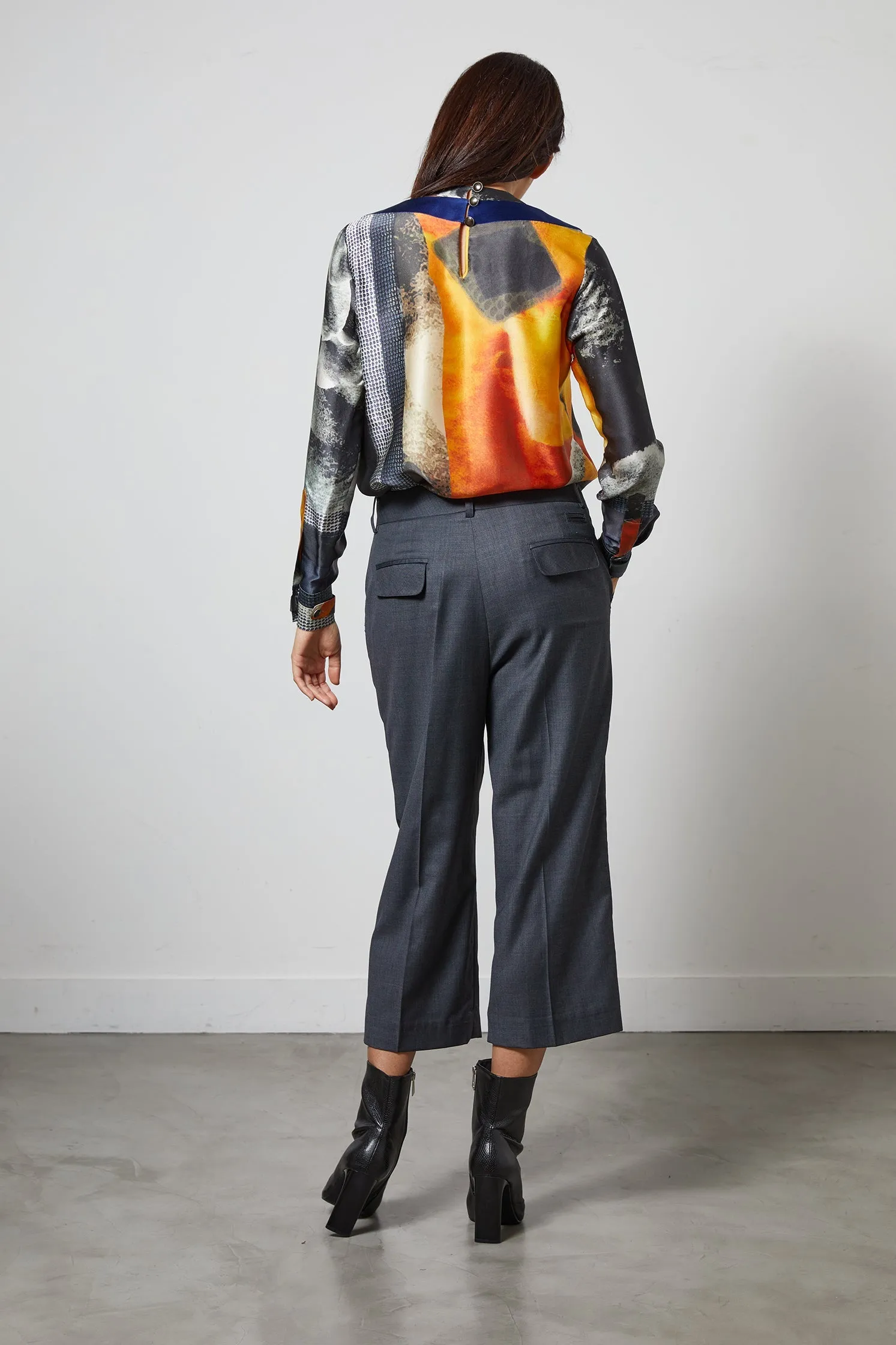VEGA print - silk top