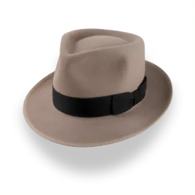 Versatile Tawny Men's Fedora Hat in Rabbit Fur | The Archer