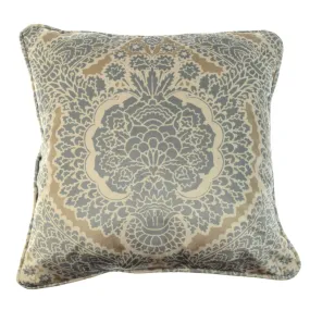 Walter Knabe Pillow 20" Velvet Margaux Taupe