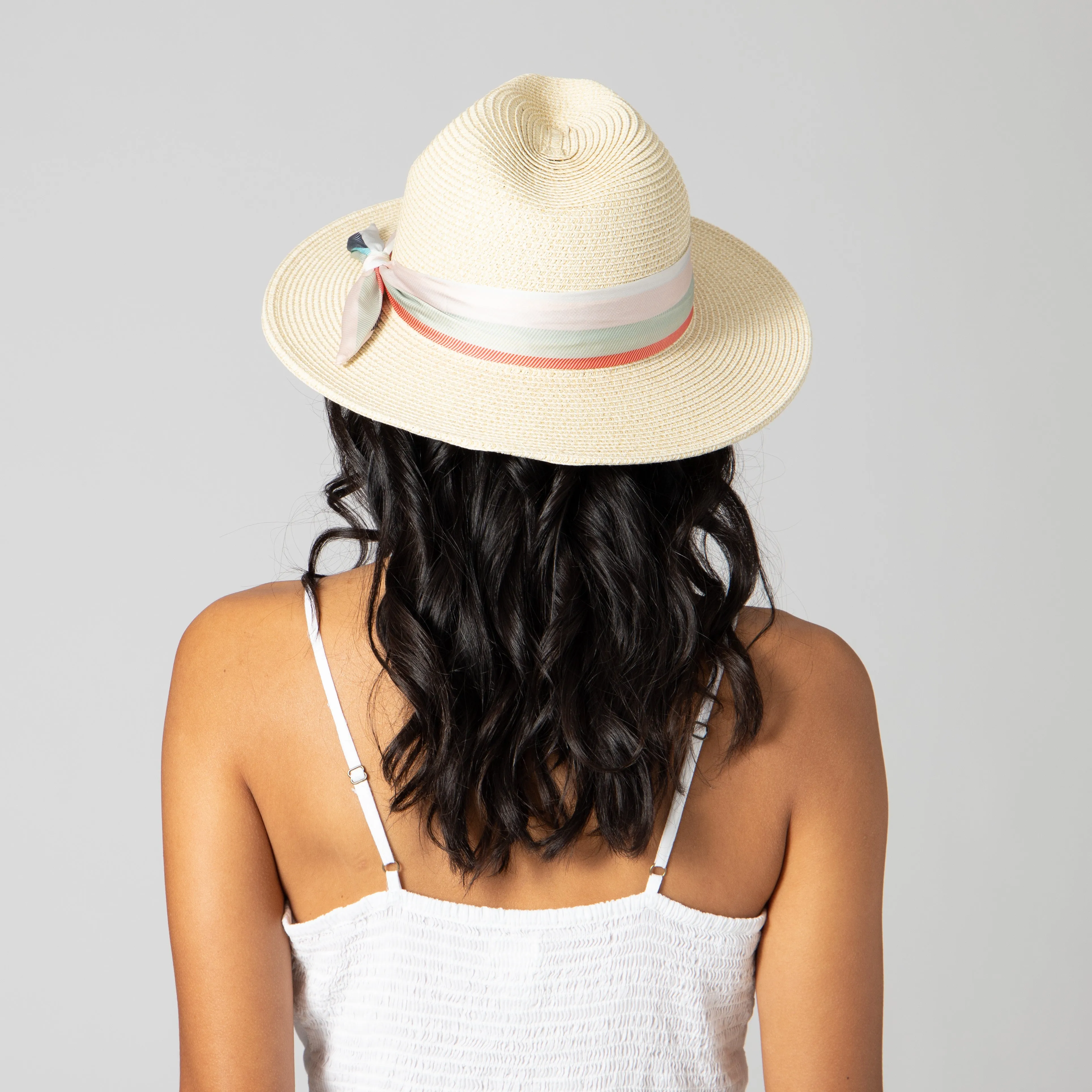 Women's Ultrabraid Fedora Removable Silky Scarf