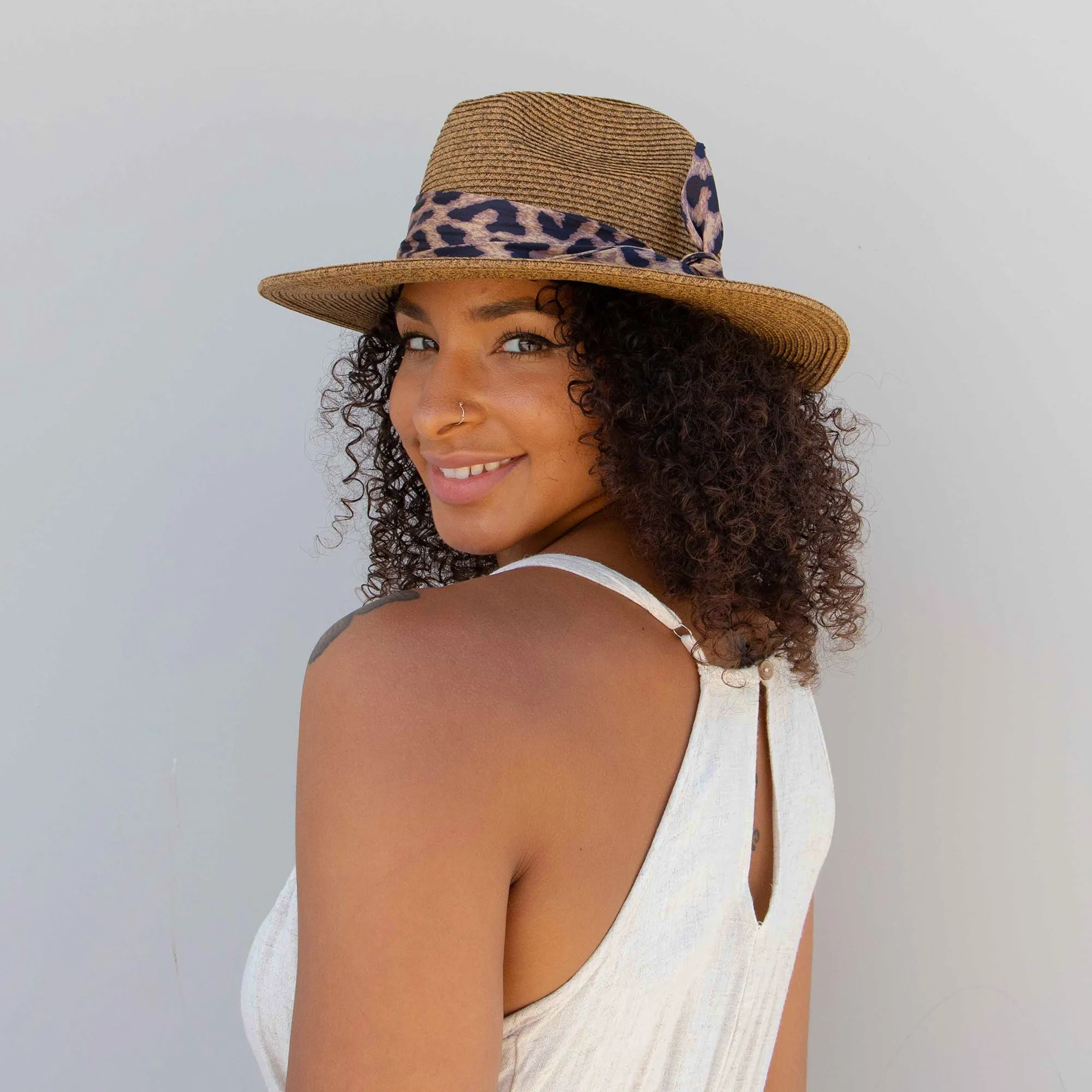 Women's Ultrabraid Fedora Removable Silky Scarf